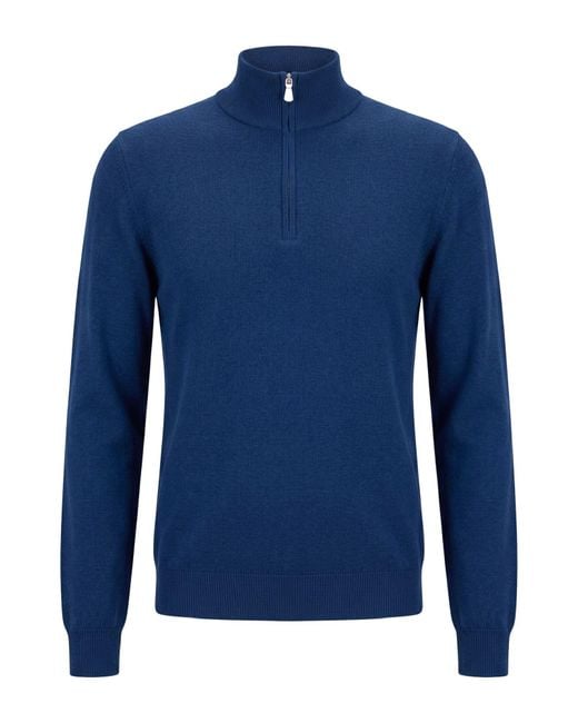 Gran Sasso Blue Turtleneck for men