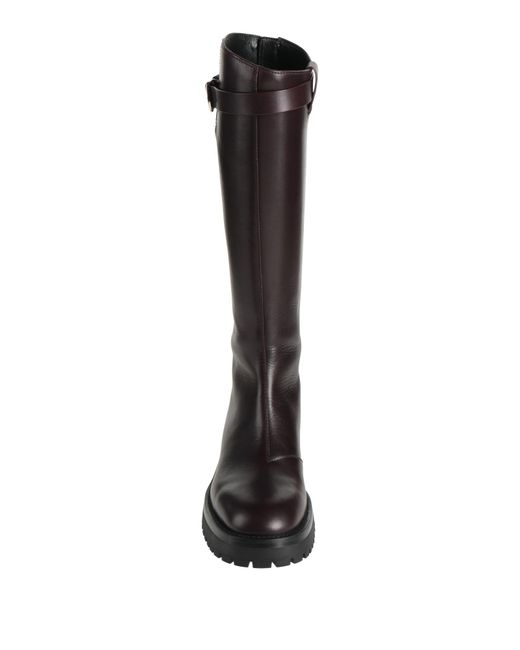 Ann Demeulemeester Brown Boot Leather