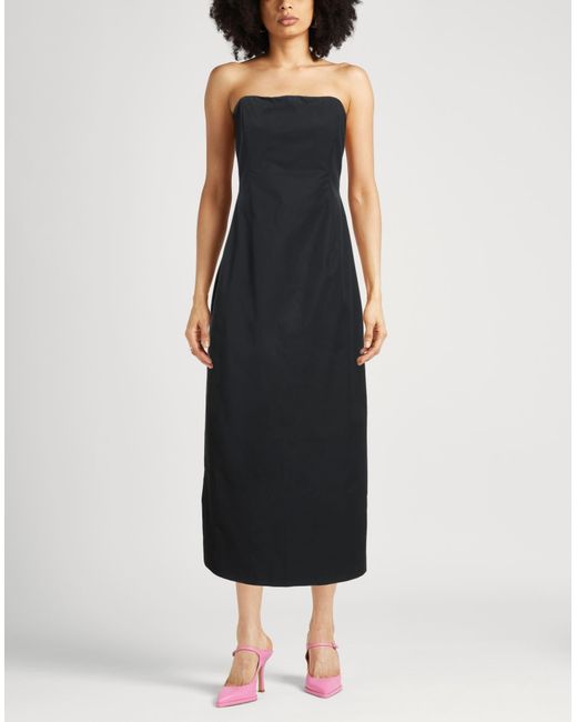 Magda Butrym Black Midi-Kleid