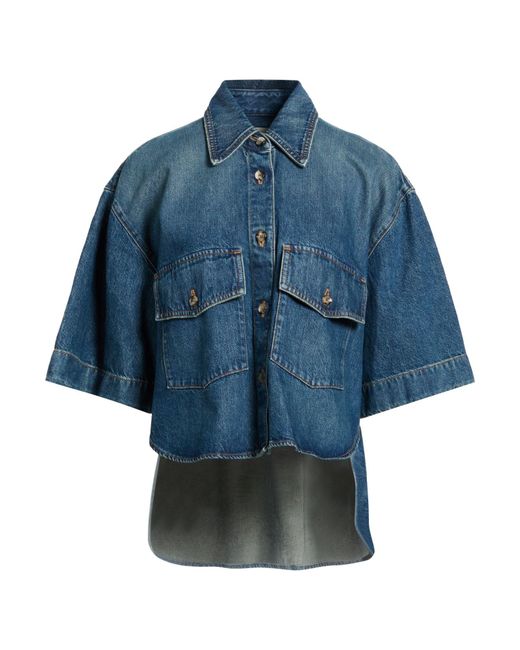Khaite Blue Denim Shirt