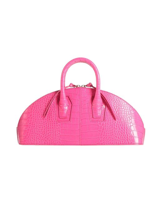 OUI OUI Pink Fuchsia Handbag Leather