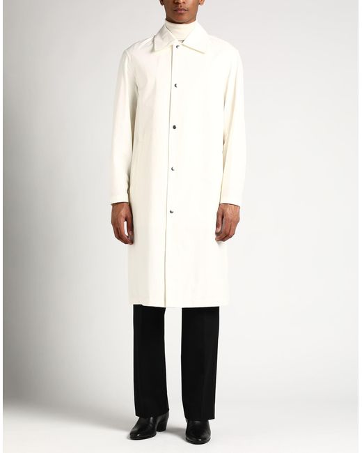 Jil Sander White Overcoat & Trench Coat for men