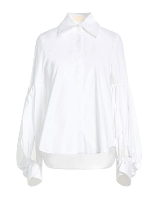 Sara Battaglia White Shirt
