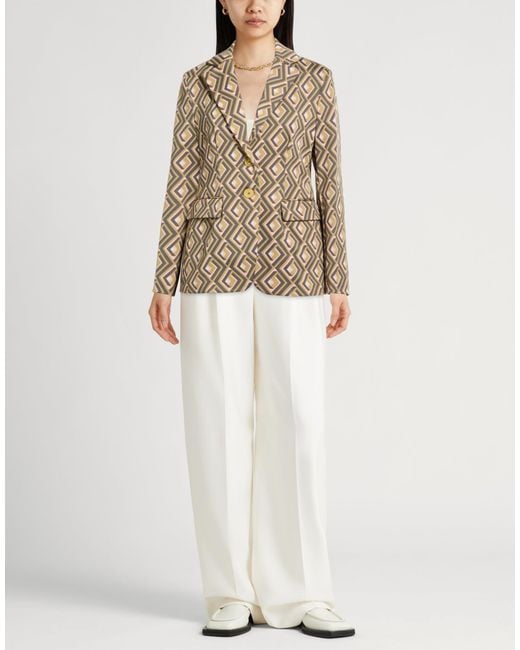 Maliparmi Natural Military Blazer Polyamide, Elastane