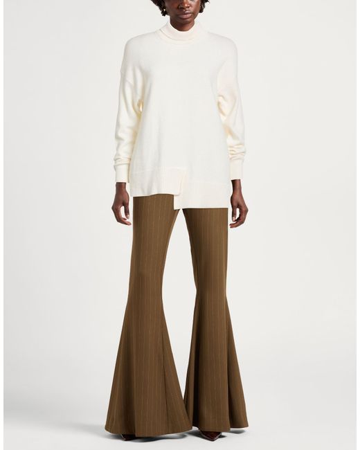 Alpha Studio White Rollkragenpullover