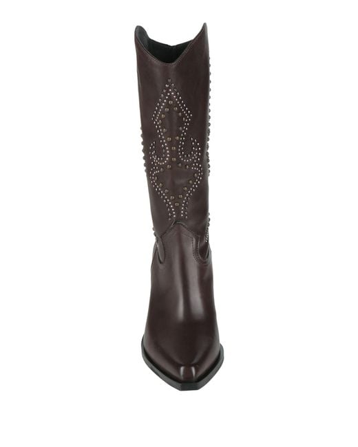FRU.IT Brown Dark Boot Leather