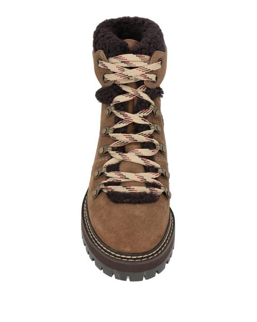See By Chloé Brown Ankle Boots