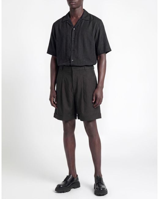 Balmain Black Shorts & Bermuda Shorts for men