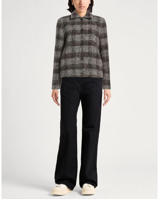 Peserico Gray Jacket Virgin Wool, Alpaca Wool, Polyamide