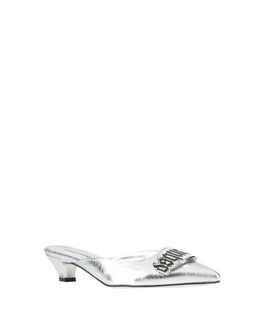 DSquared² White Mules & Clogs
