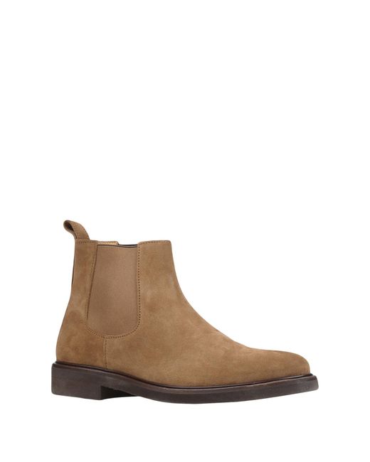 A.P.C. Brown Ankle Boots Soft Leather for men