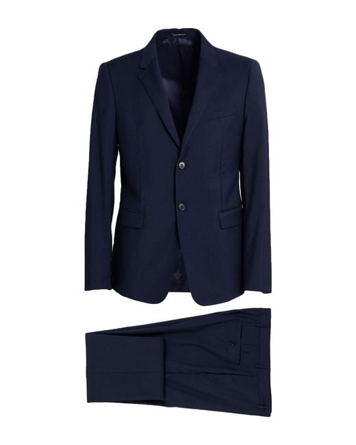 Emporio Armani Blue Suits for men