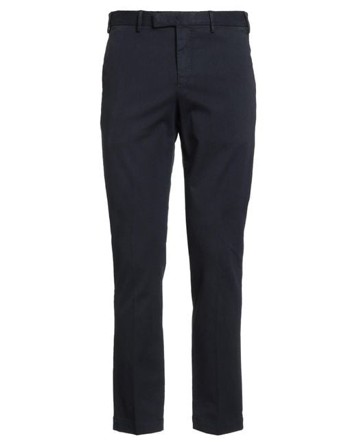 PT Torino Blue Pants Cotton, Cashmere, Elastane for men