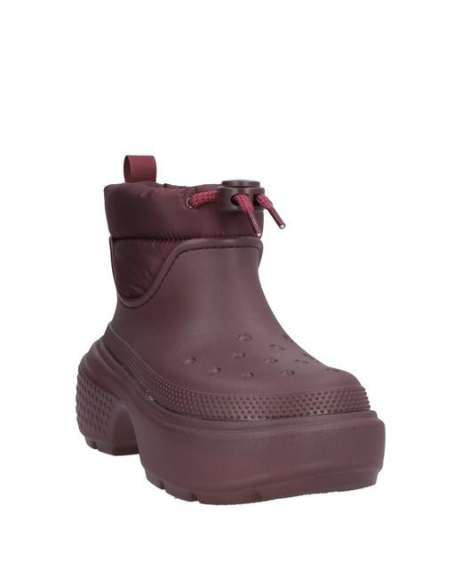 CROCSTM Purple Ankle Boots