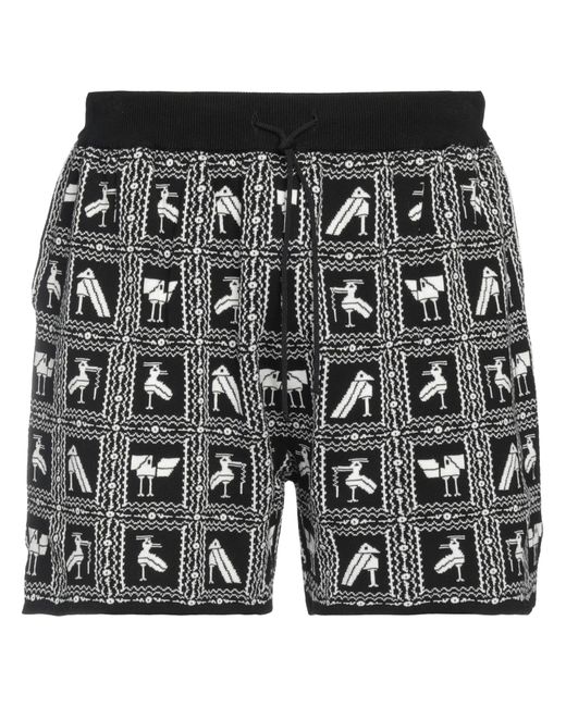 4SDESIGNS Black Shorts & Bermuda Shorts for men