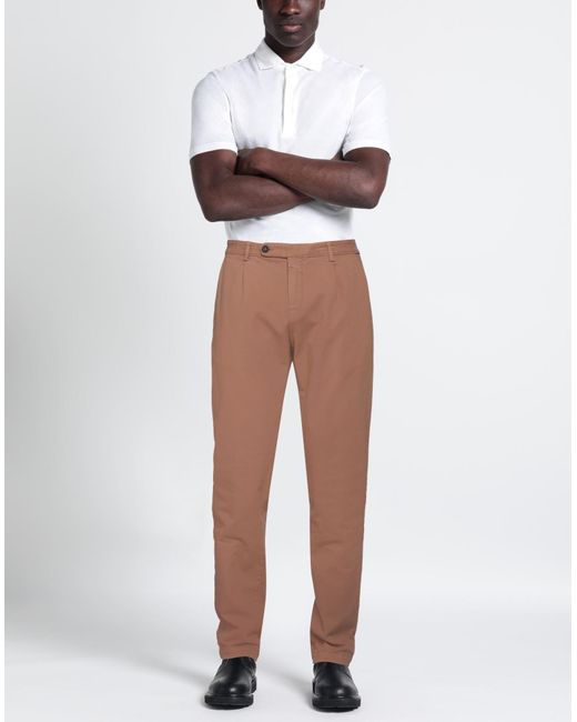 Massimo Alba Brown Pants for men
