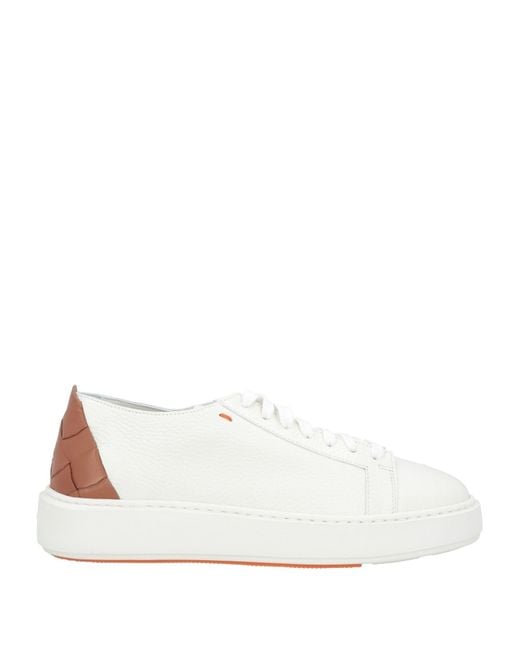 Santoni White Sneakers