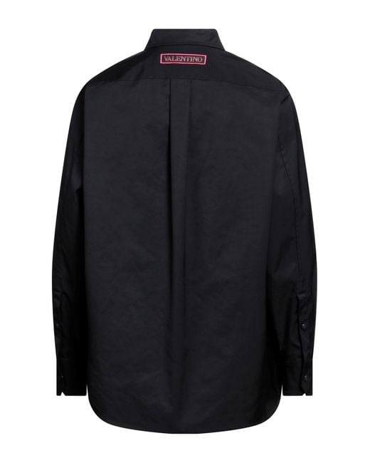 Valentino Garavani Black Overcoat & Trench Coat for men