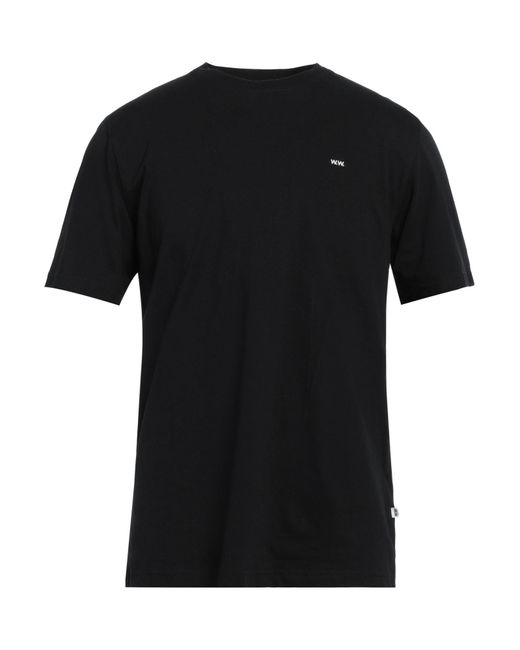 WOOD WOOD Black T-shirt for men