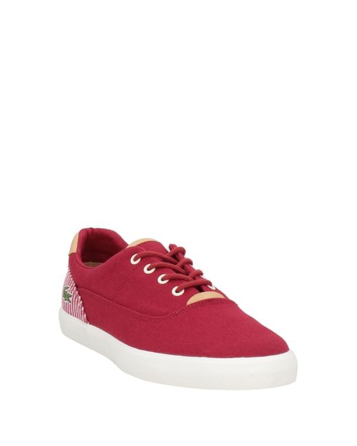 Lacoste Red Sneakers for men