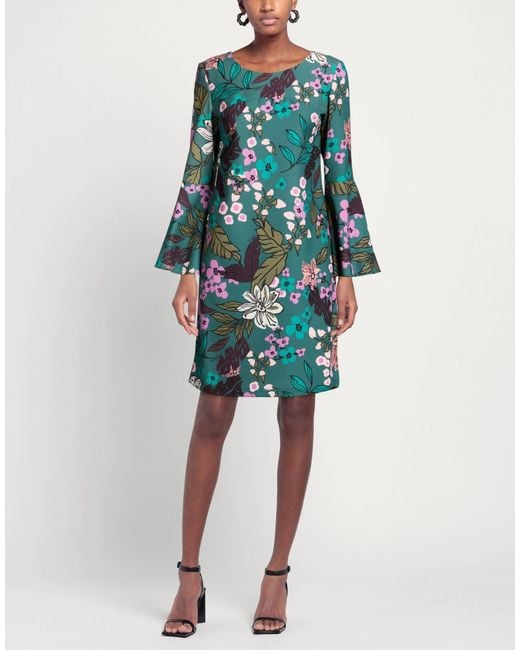 LUCKYLU  Milano Blue Mini Dress