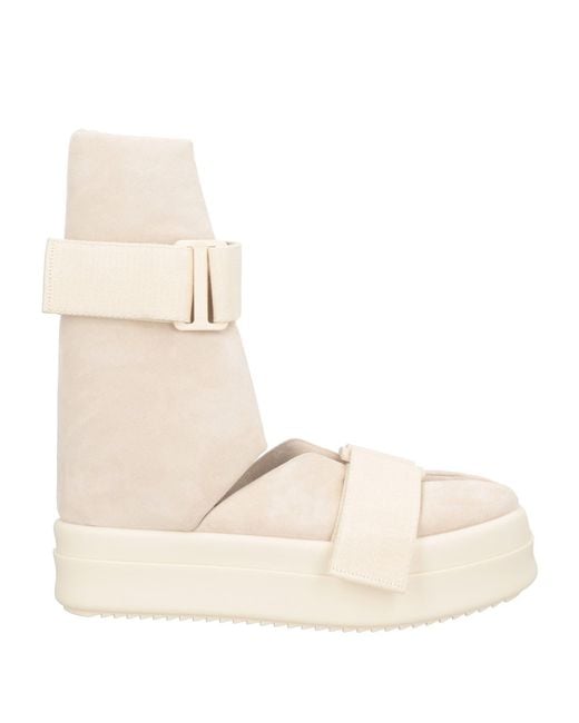 Rick Owens Natural Ivory Boot Leather for men