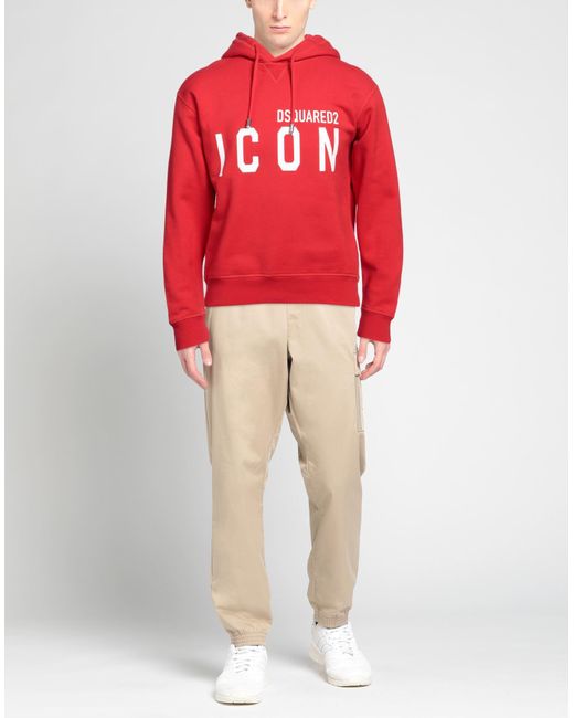 DSquared² Red Sweatshirt for men