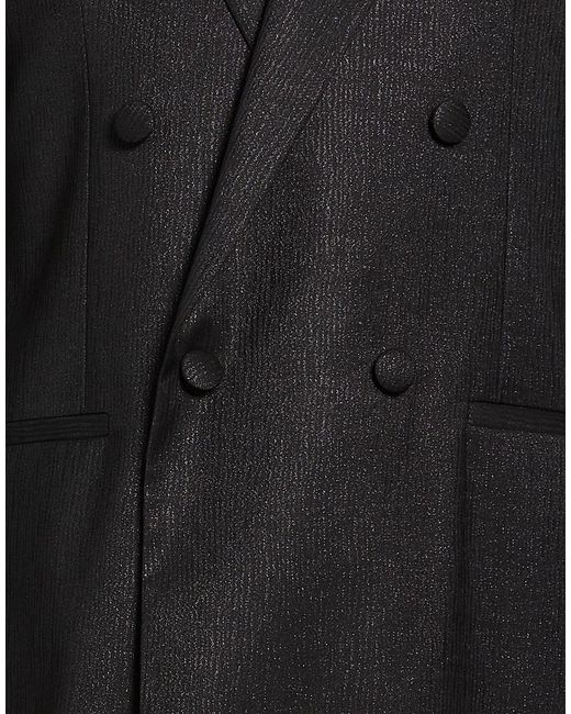 Lardini Black Blazer Wool, Polyester, Polyamide for men