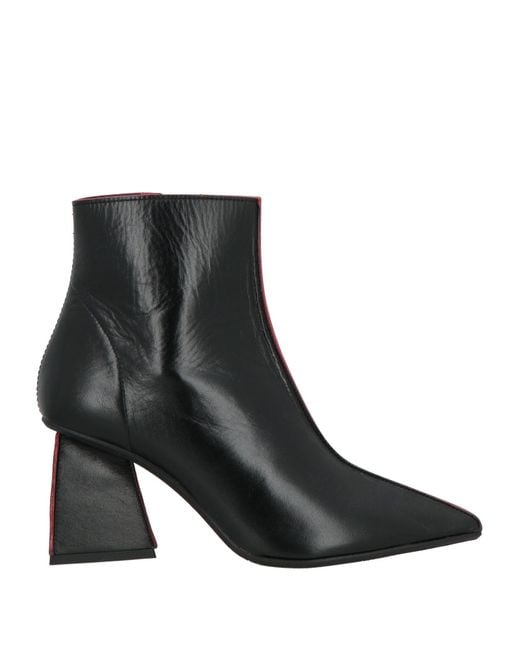 Bottines Ras en coloris Black
