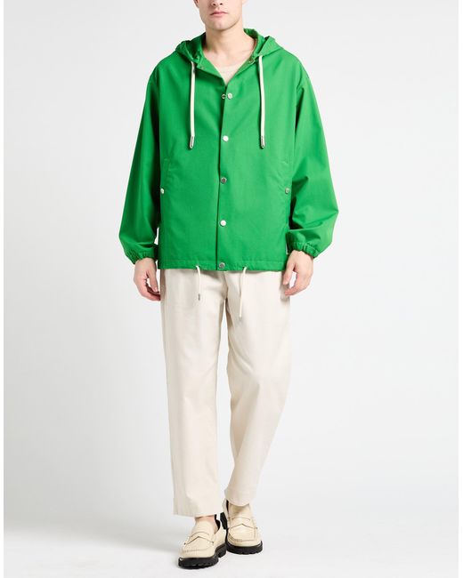 Emporio Armani Green Overcoat & Trench Coat for men