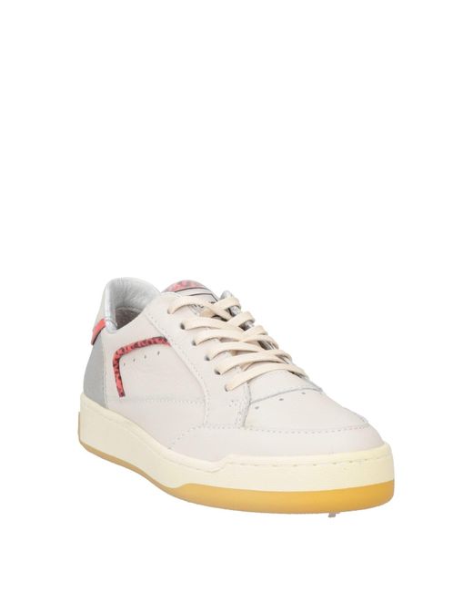 Mjus White Light Sneakers Leather