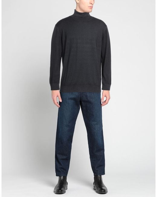 FILIPPO DE LAURENTIIS Blue Turtleneck for men