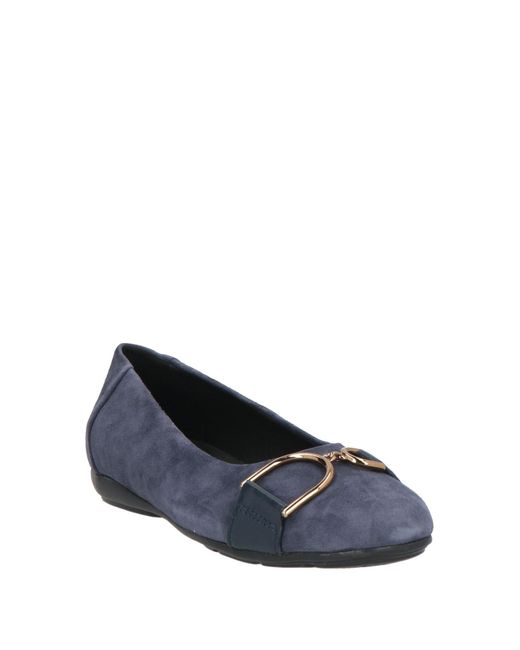 Geox Blue Ballet Flats