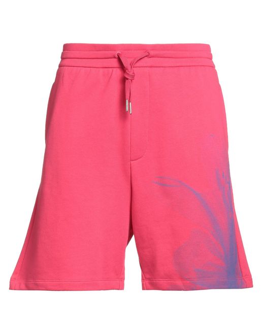ARMANI EXCHANGE Pink Shorts & Bermuda Shorts Cotton, Polyester for men