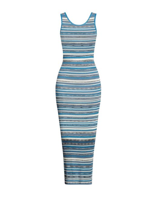 M Missoni Blue Maxi Dress