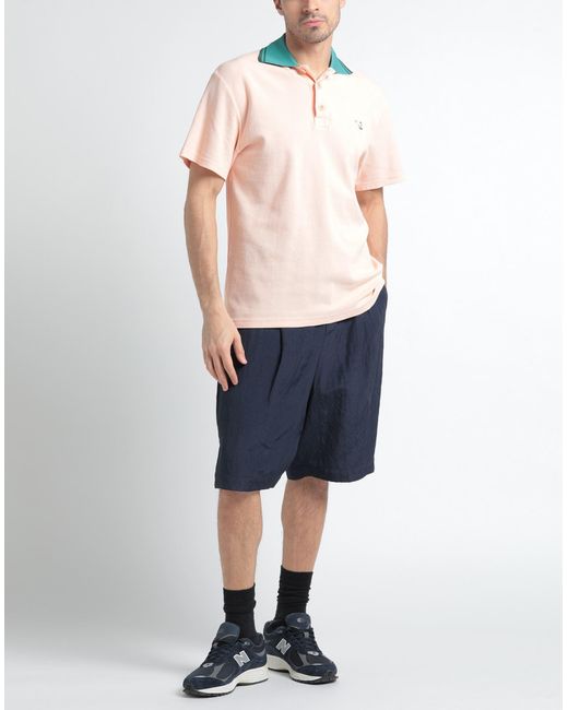 Maison Kitsuné Pink Polo Shirt for men