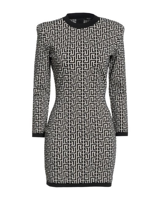 Balmain Black Mini Dress