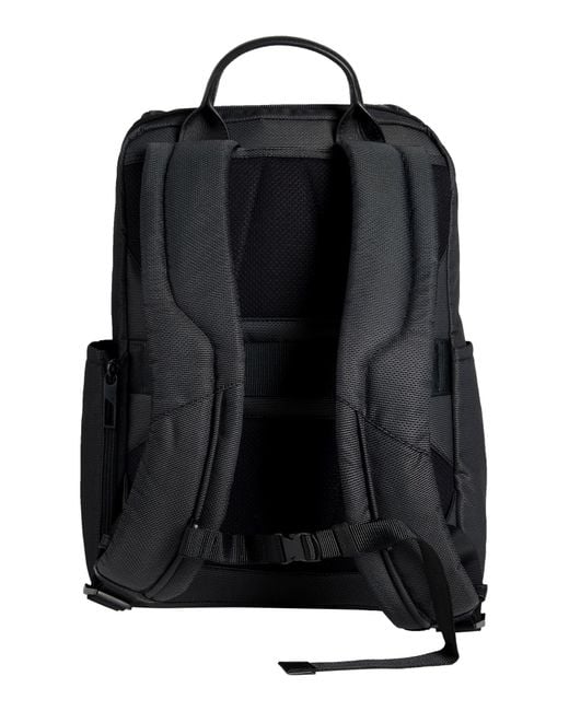 Piquadro Black Backpack Cow Leather, Eva (Ethylene for men