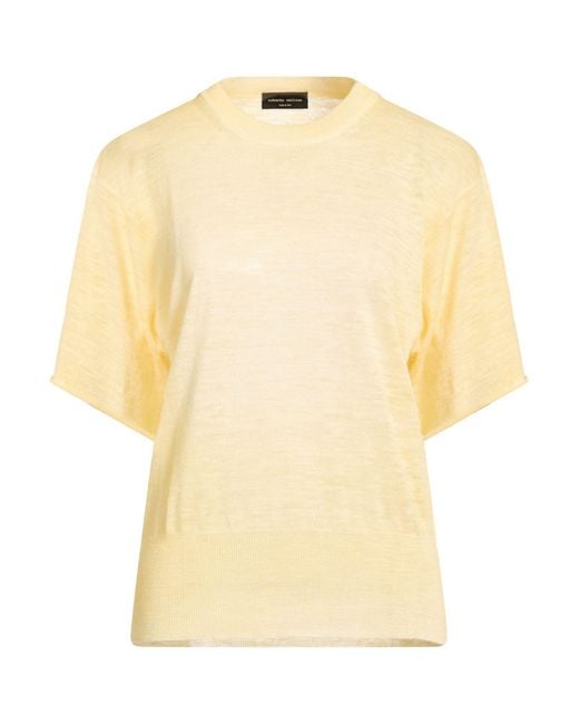 Pullover Roberto Collina en coloris Natural