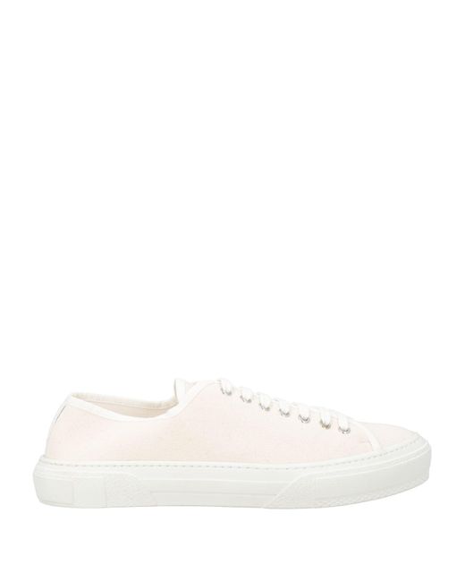 LARDINI by YOSUKE AIZAWA Natural Cream Sneakers Textile Fibers for men