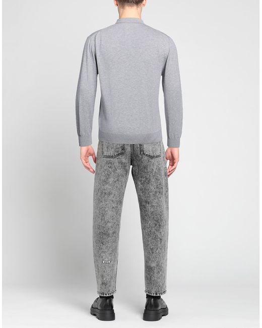 Manuel Ritz Gray Sweater for men