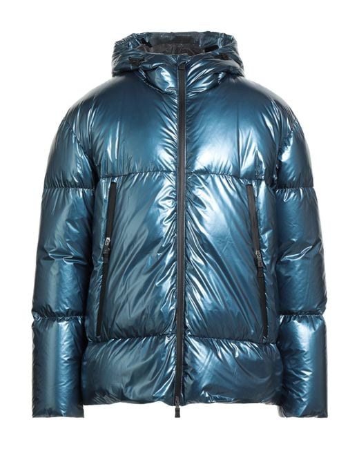 Herno Blue Laminar Deep Puffer Polyamide for men