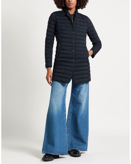 Moorer Blue Midnight Puffer Polyamide, Polyurethane