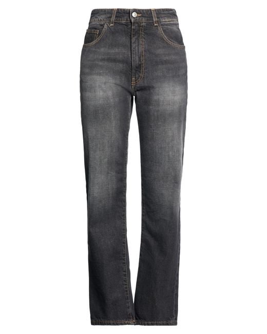 Gcds Gray Jeans Cotton