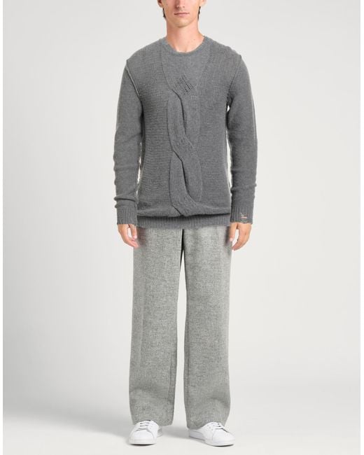 Daniele Alessandrini Gray Sweaters for men