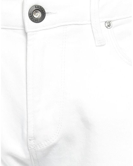 Emporio Armani White Jeans for men