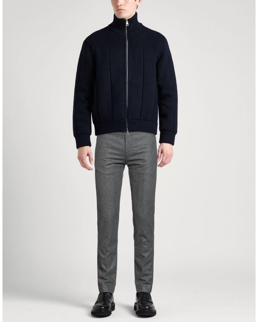 Berwich Gray Pants Virgin Wool for men