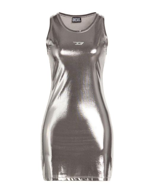 DIESEL Gray Mini Dresses