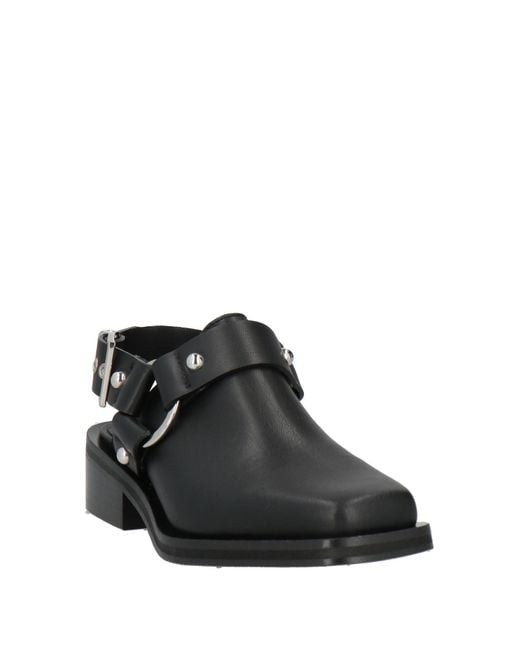 Ganni Black Pumps Synthetic Material