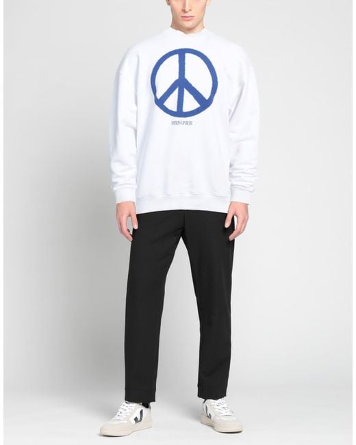 Marcelo Burlon Blue Sweatshirt for men